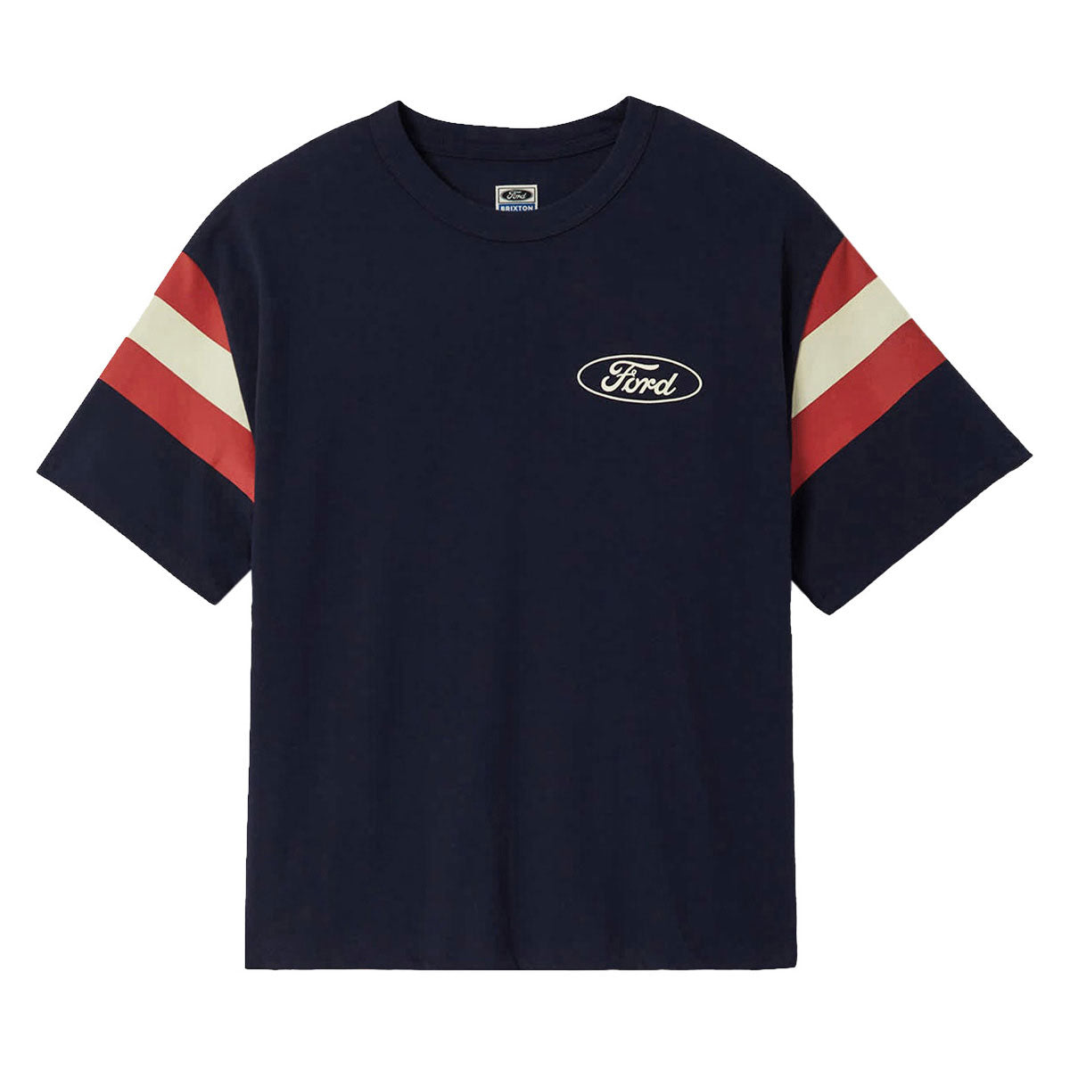Brixton x Ford Built Tough Jersey Shirt - American Navy image 1