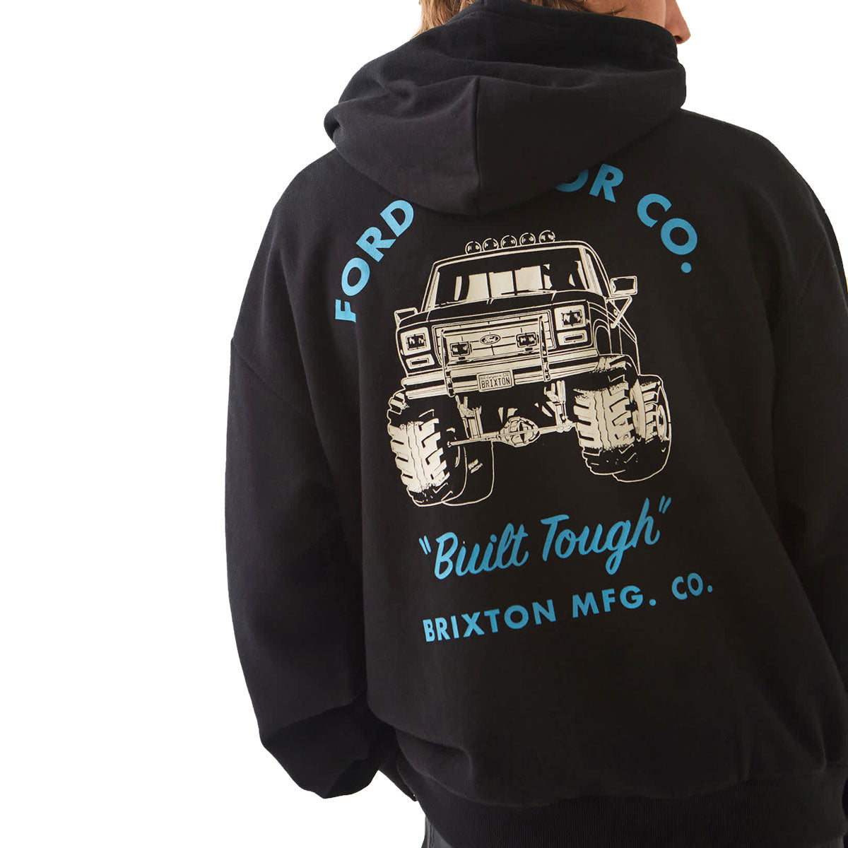 Brixton x Ford Built Tough 4x4 Hoodie - Burnt Rubber image 4