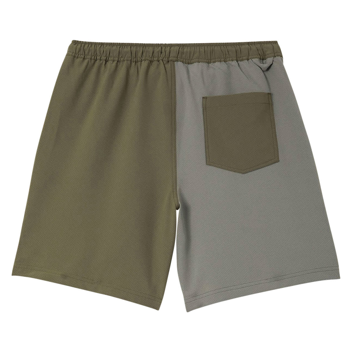Brixton Journey Active Shorts - Dark Olive/Olive Surplus image 2