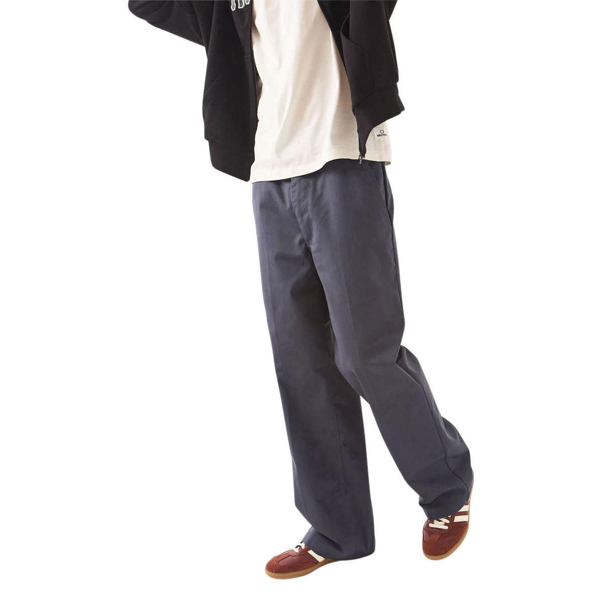 Brixton Trademark Chino Pants - Washed Navy image 2