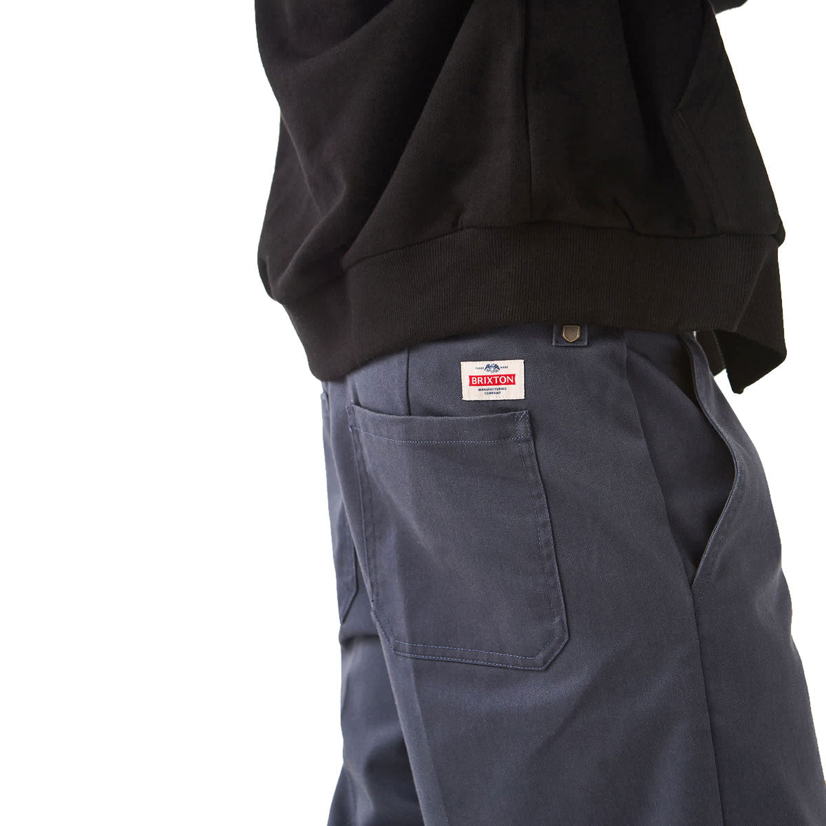 Brixton Trademark Chino Pants - Washed Navy image 4