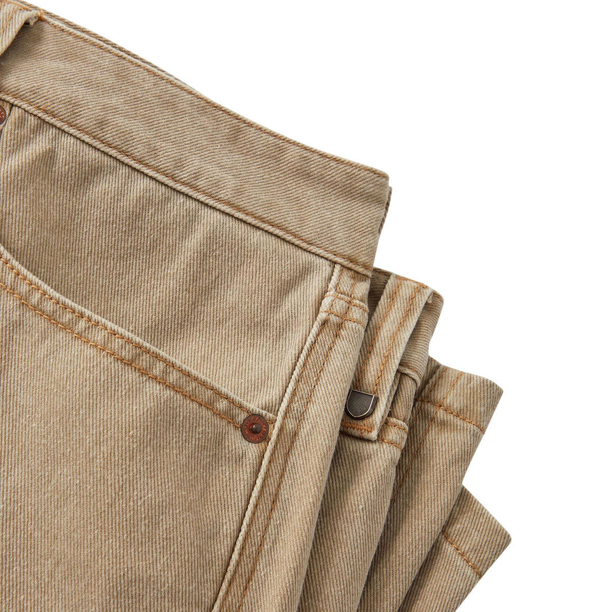 Brixton Relaxed Shorts - Washed British Khaki image 5