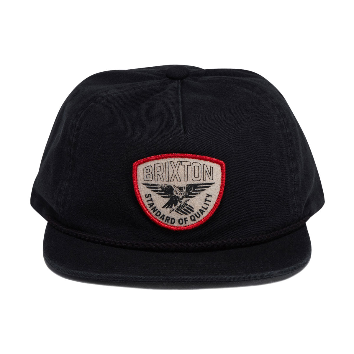 Brixton Watcher Snapback Hat - Black image 5