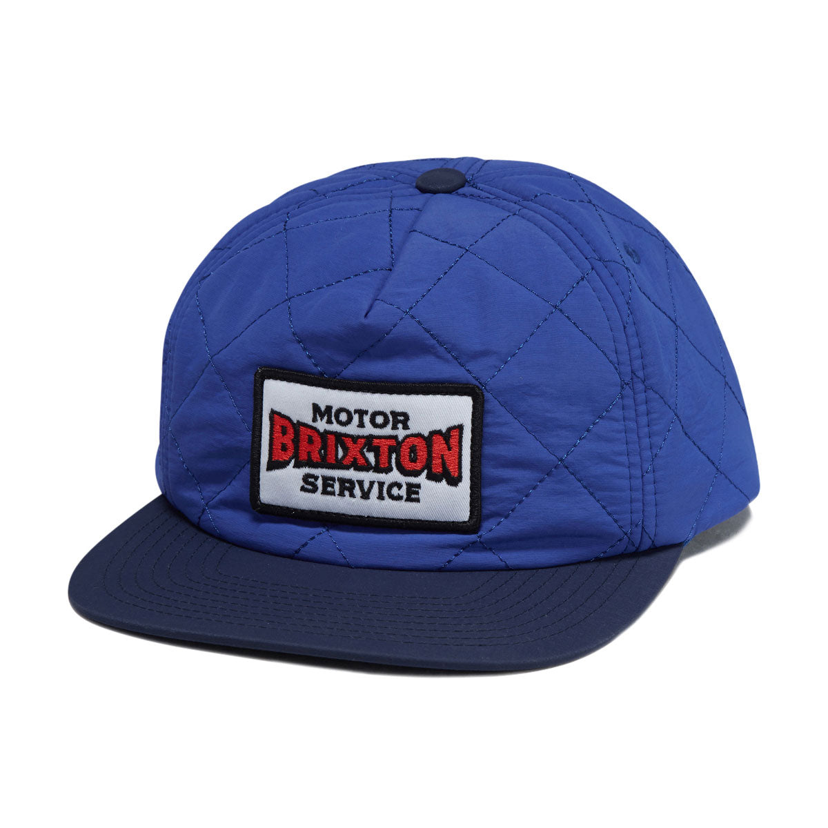 Brixton Motorized Snapback Hat - Electric Indigo/Washed Navy image 1
