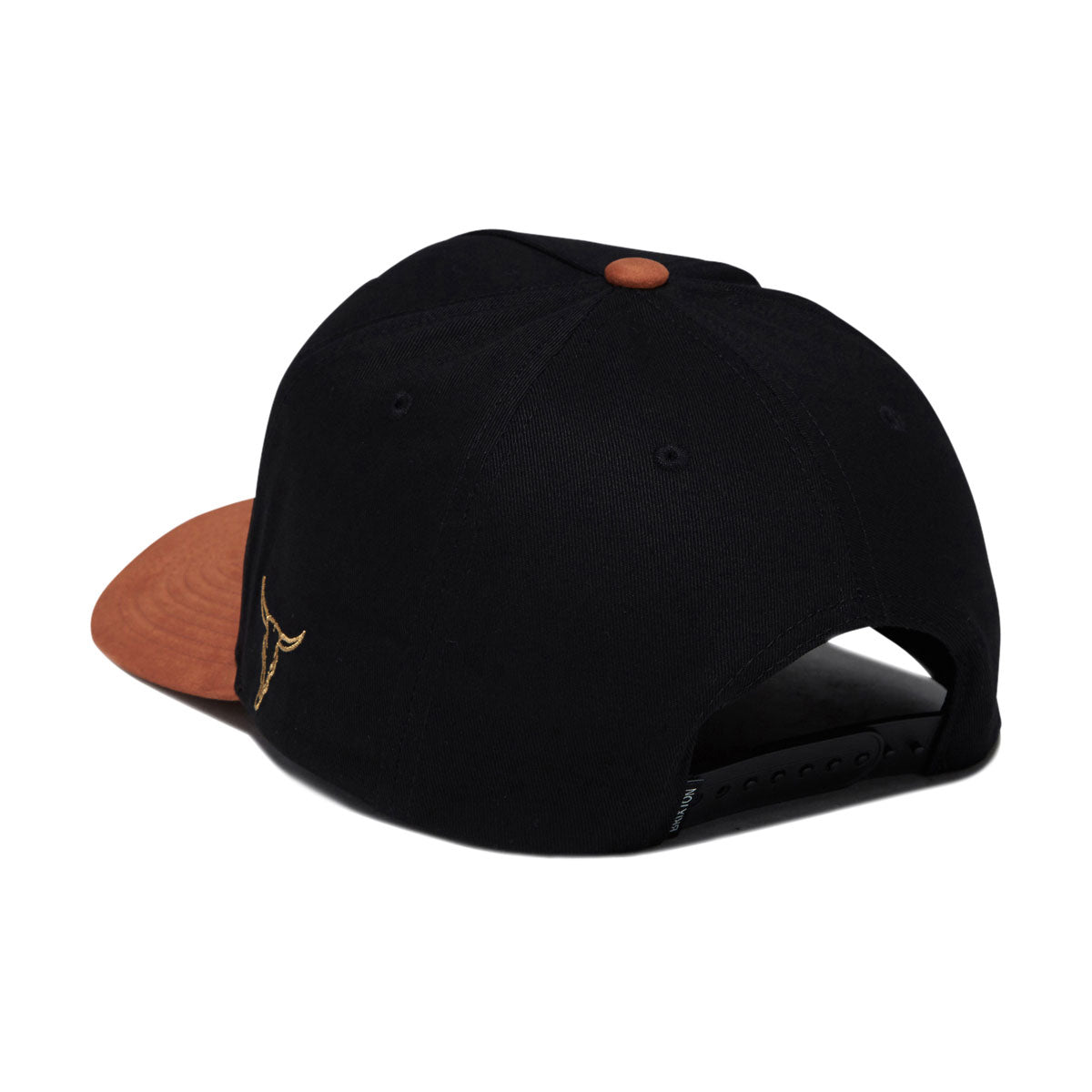 Brixton Trails Snapback Hat - Black/Red Earth image 2