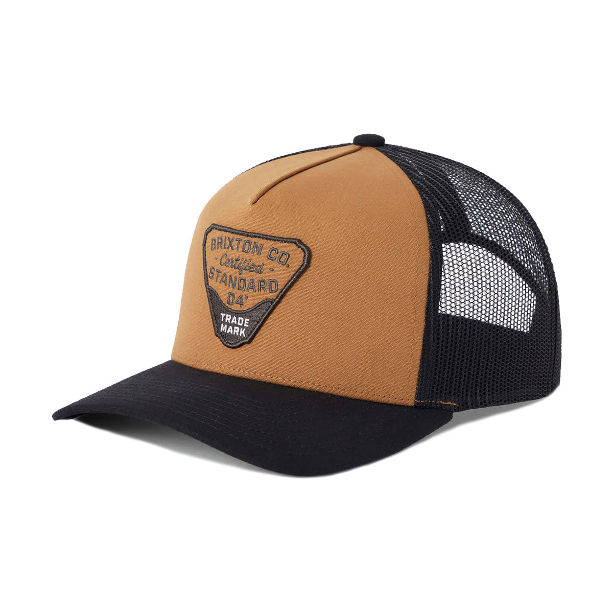 Brixton Blighton Trucker Hat - Dusted Ochre/Black image 1