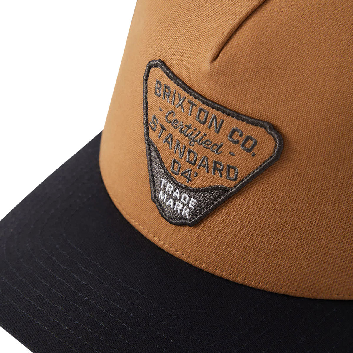 Brixton Blighton Trucker Hat - Dusted Ochre/Black image 3