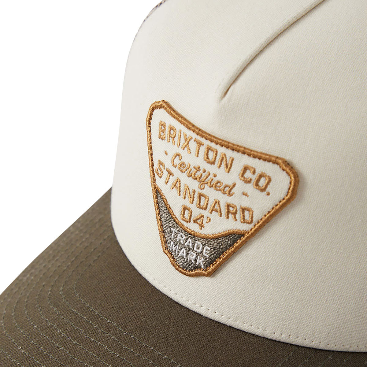 Brixton Blighton Trucker Hat - Whitecap/Dark Olive image 3