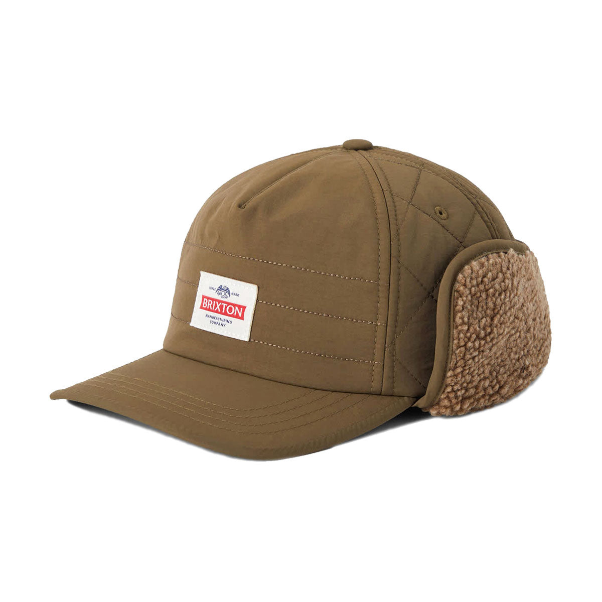 Brixton Trademark Earflap Hat - Dark Olive image 1