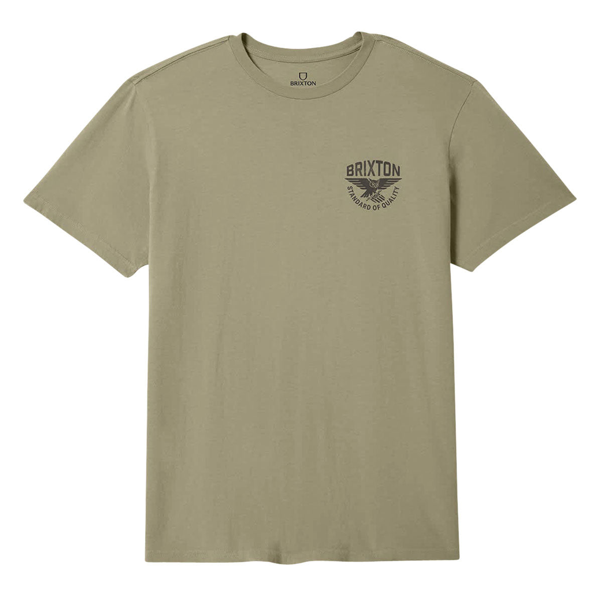Brixton Watcher T-Shirt - Olive Surplus Worn Wash image 2