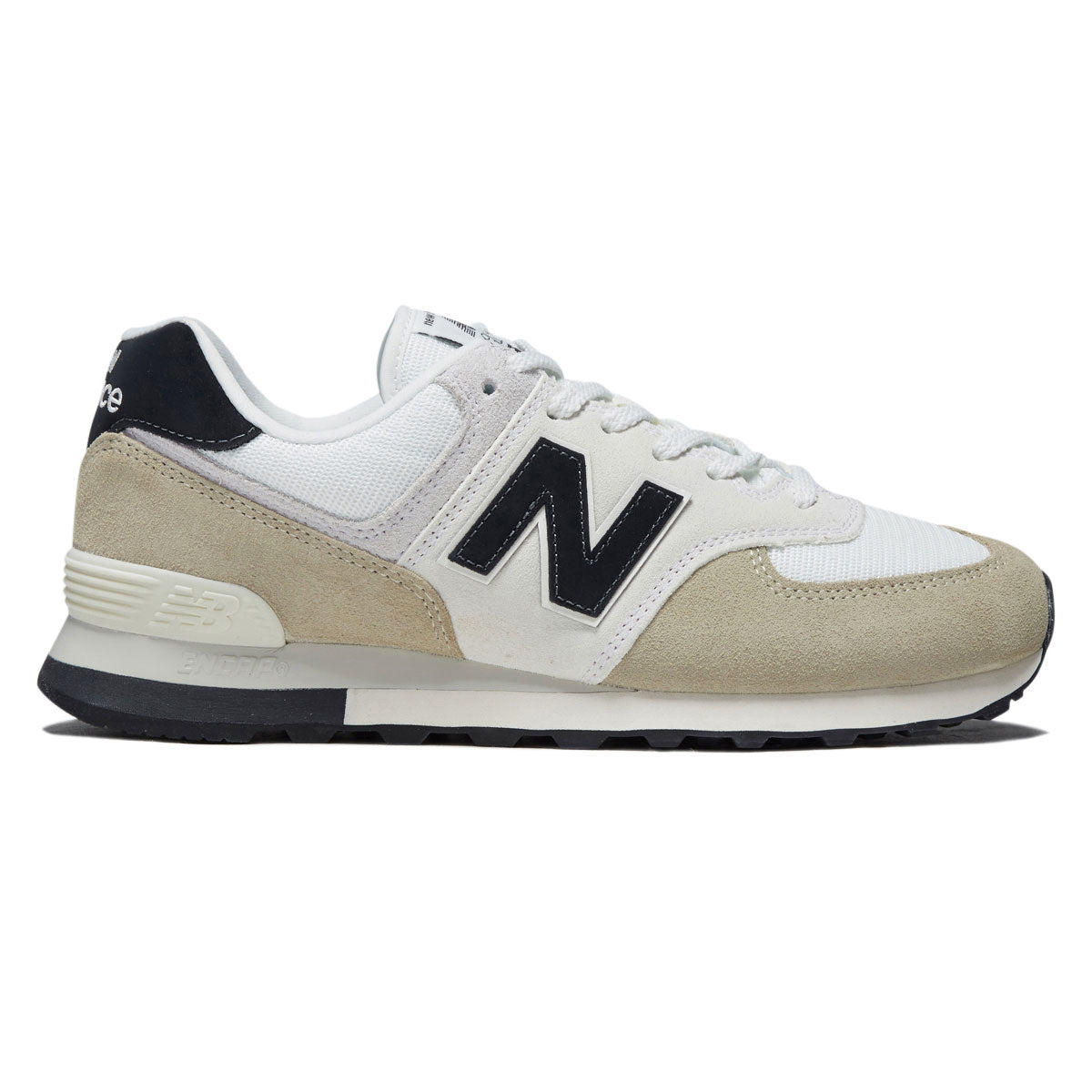 New Balance 574 Shoes - Sea Salt/Linen/Navy image 1