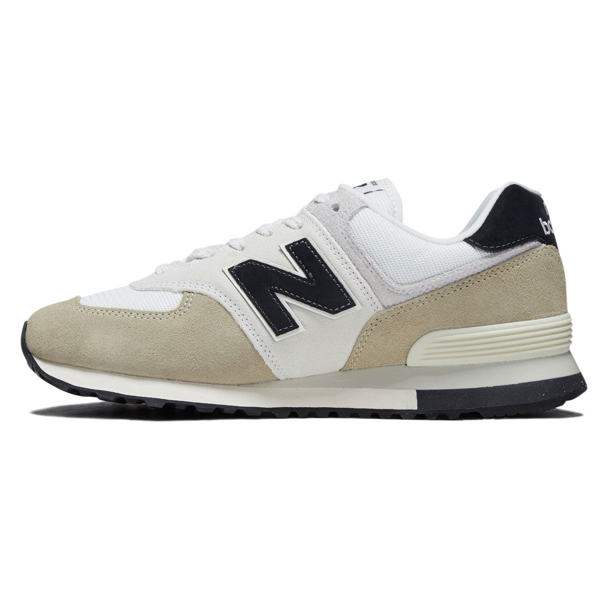 New Balance 574 Shoes - Sea Salt/Linen/Navy image 2