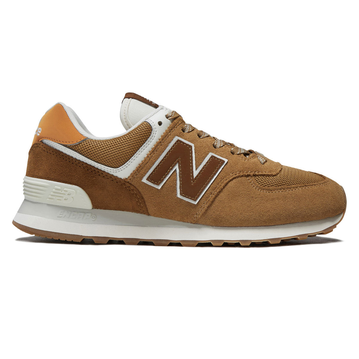 New Balance 574 Shoes - Stucco/Breakfast Tea image 1