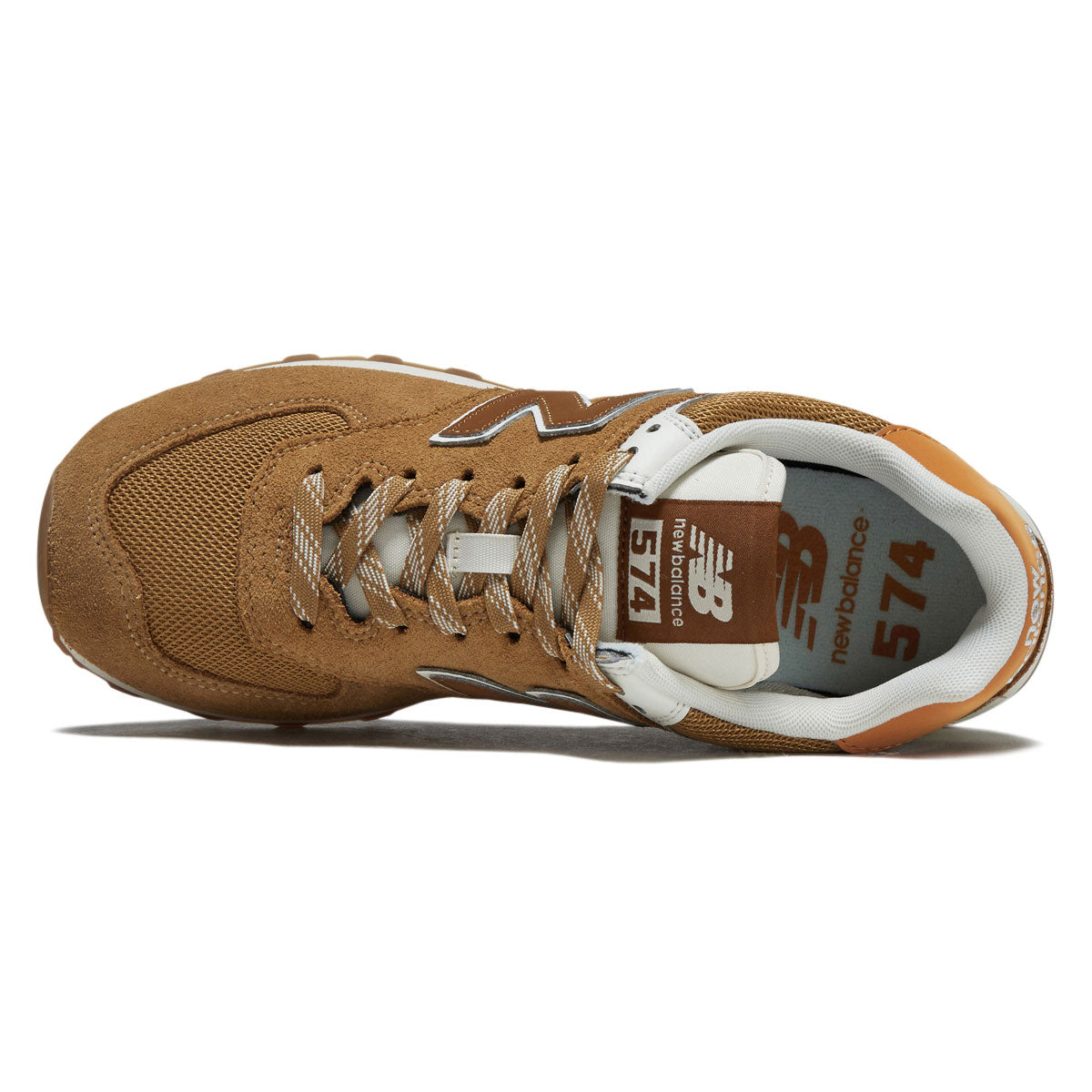 New Balance 574 Shoes - Stucco/Breakfast Tea image 3