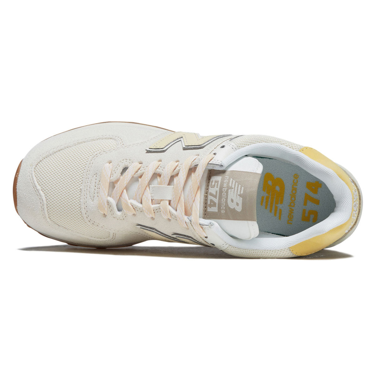 New Balance 574 Shoes - Sea Salt/Linen/Linen image 3