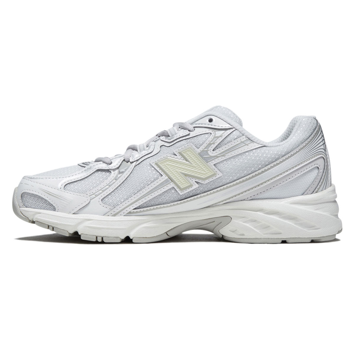 New Balance 740 Shoes - NB 103 White/Silver Metallic image 2