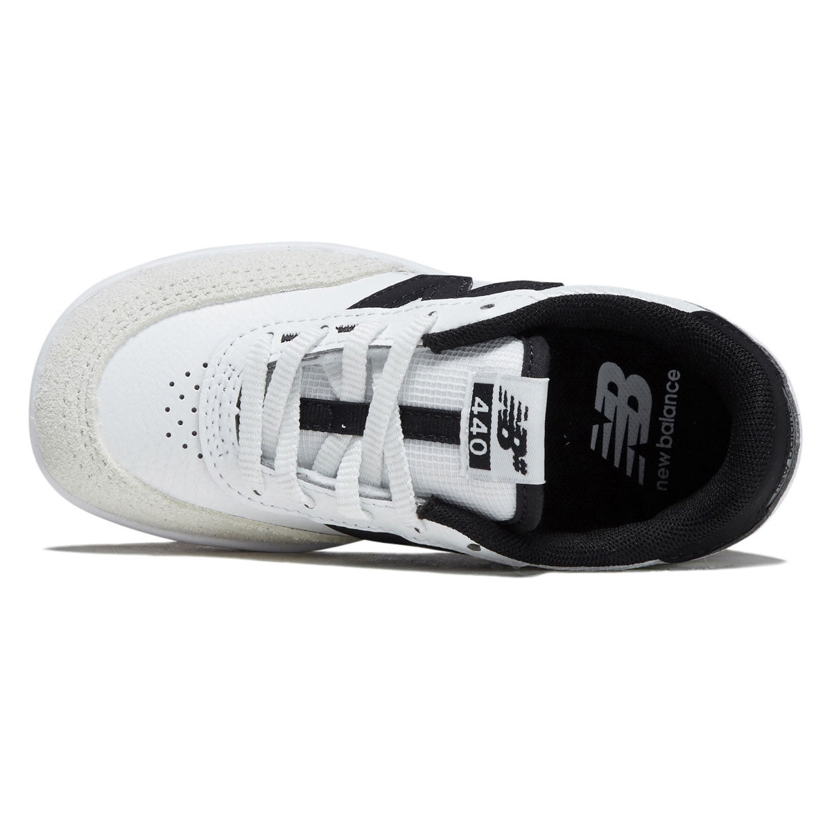 New Balance Youth 440 V2 Shoes - Sea Salt/White/Black image 3