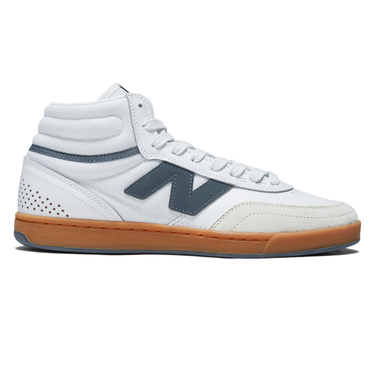 New Balance 440 Hi V2 Wide Shoes - White/Gum image 1