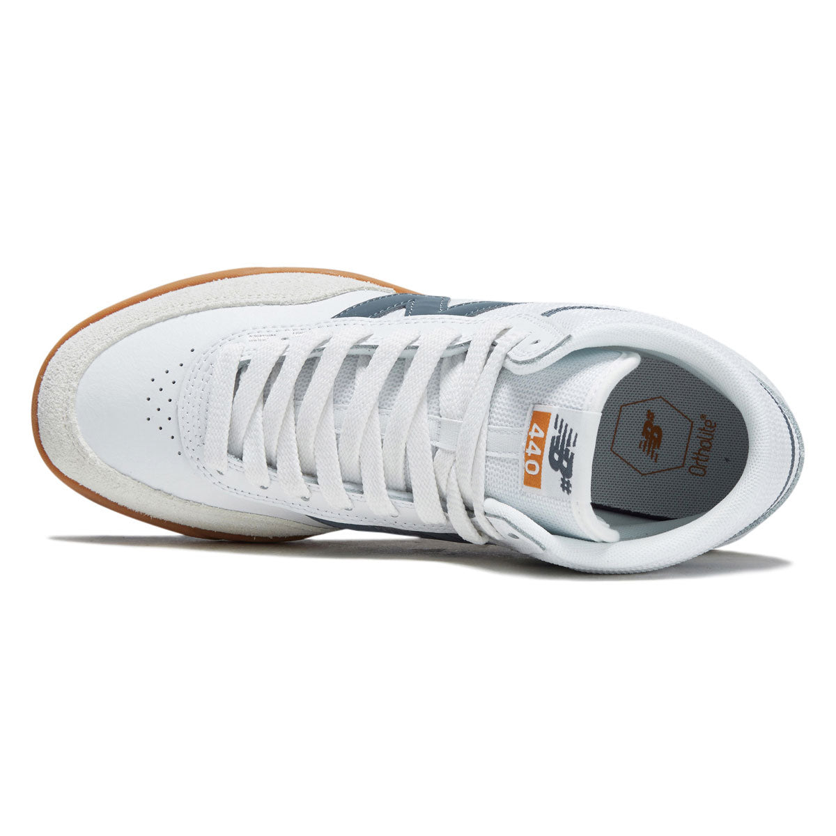 New Balance 440 Hi V2 Shoes - White/Gum image 3