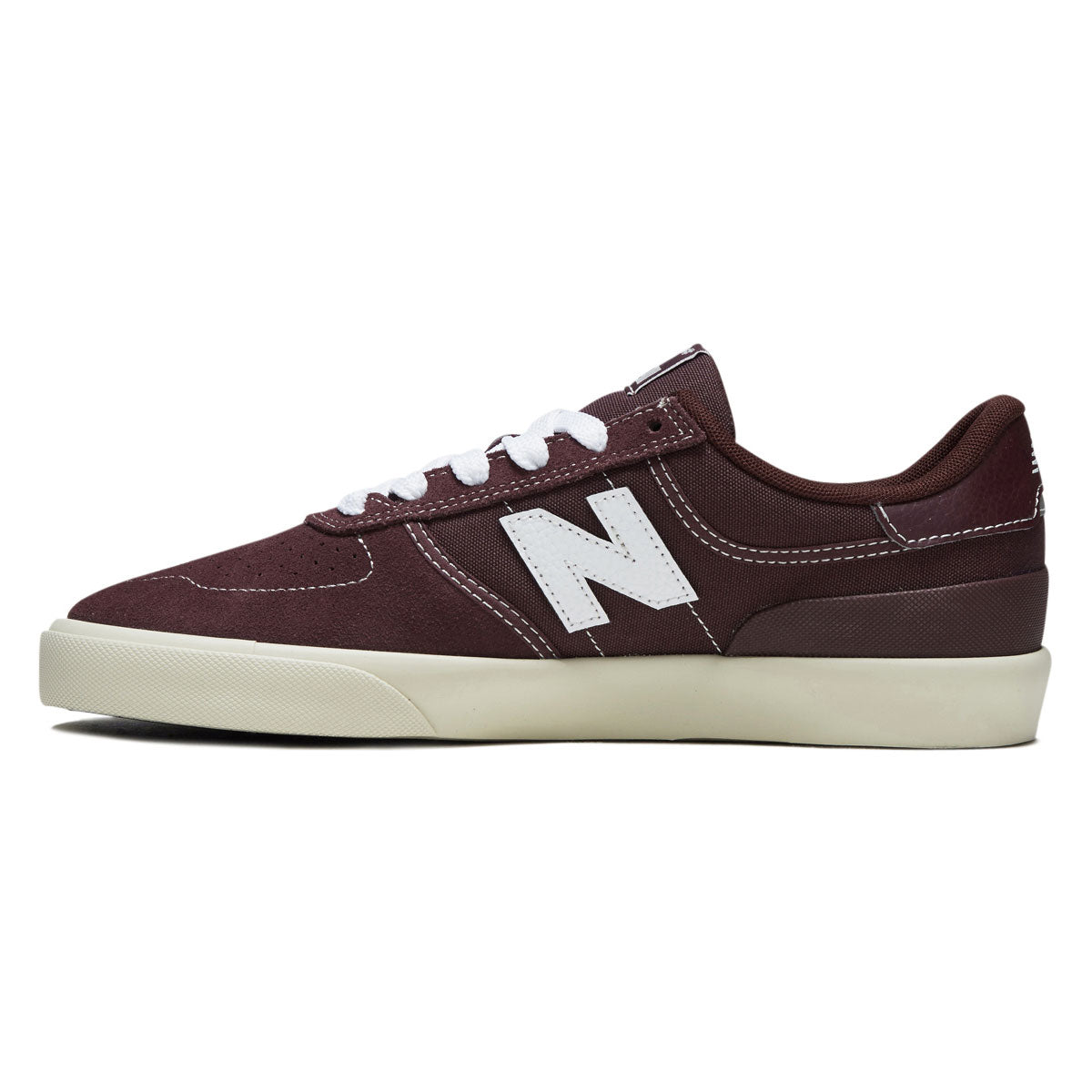 New Balance 272 Wide Shoes - Burgundy/White 2026 image 2