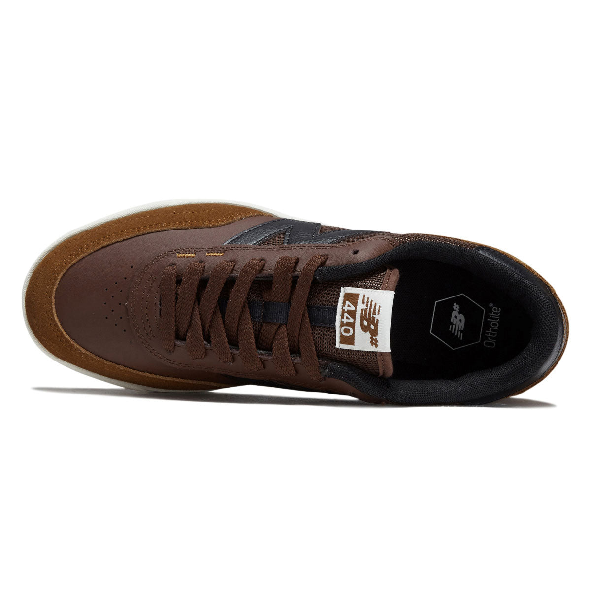 New Balance 440 V2 Wide Shoes - Brown/Black 2026 image 3