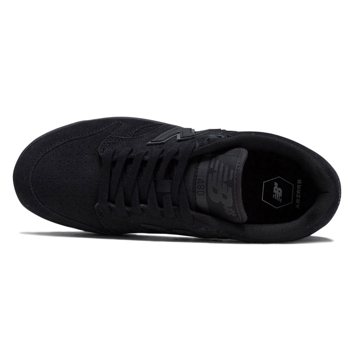 New Balance 480 Wide Shoes - Black/Black 2026 image 3