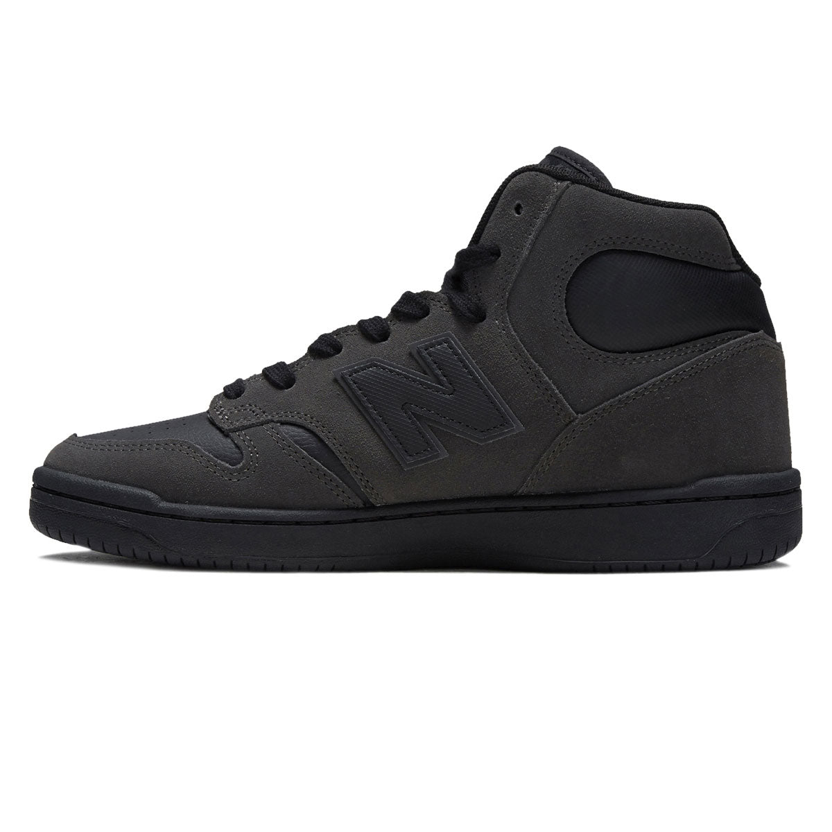 New Balance 480 Hi Wide Shoes - Charcoal/Black image 2