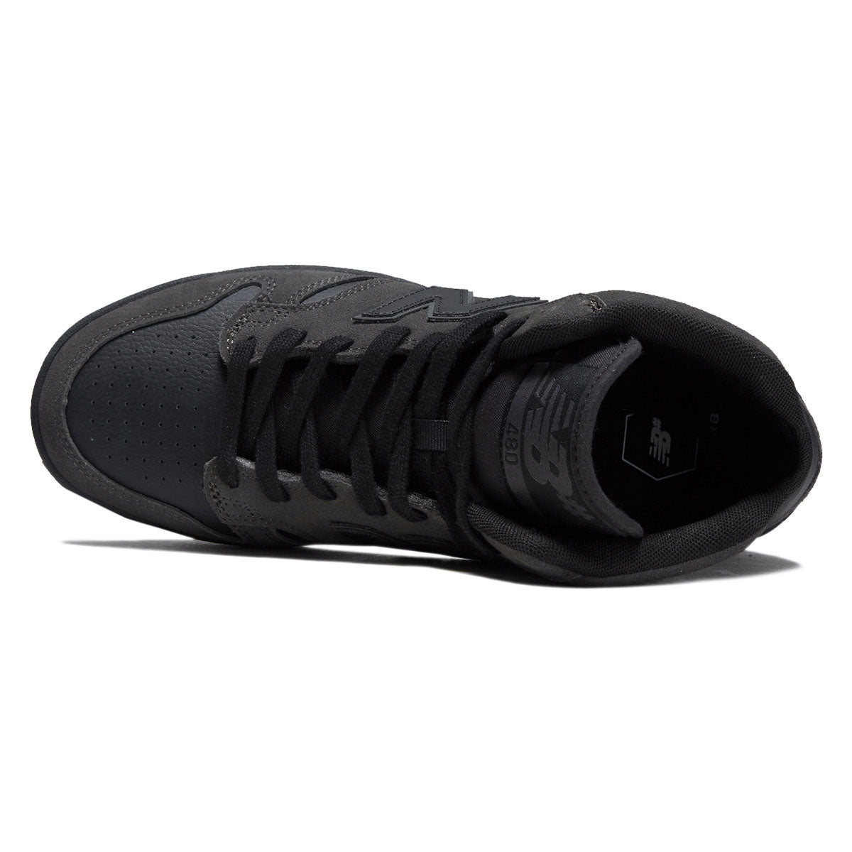 New Balance 480 Hi Wide Shoes - Charcoal/Black image 3