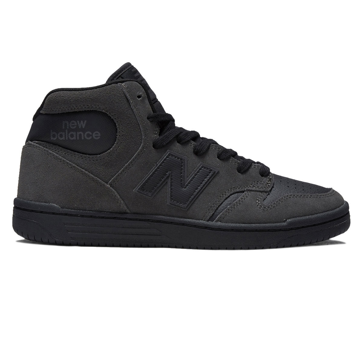 New Balance 480 Hi Shoes - Charcoal/Black image 1