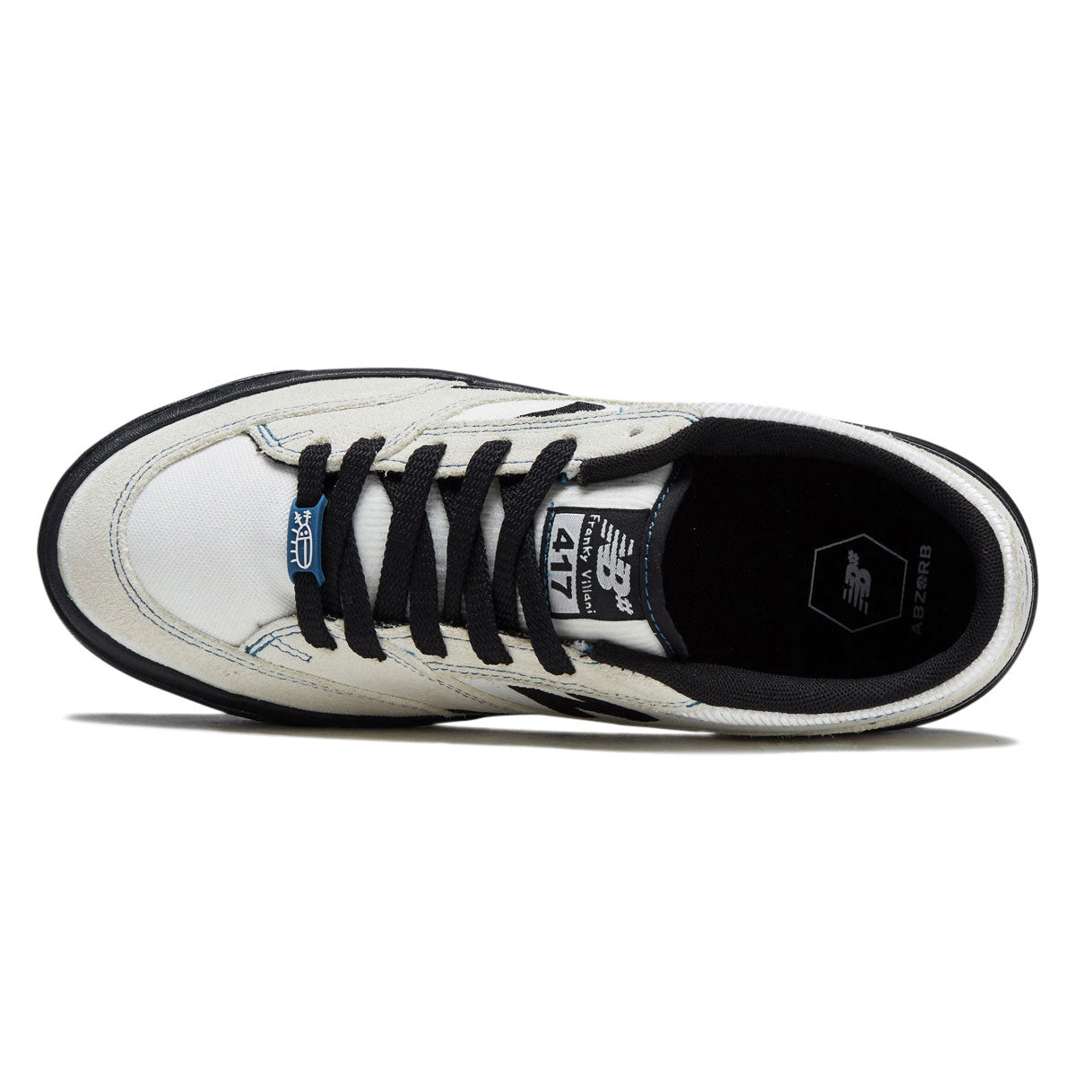 New Balance 417 Villani Low Shoes - White/Black 2026 image 3