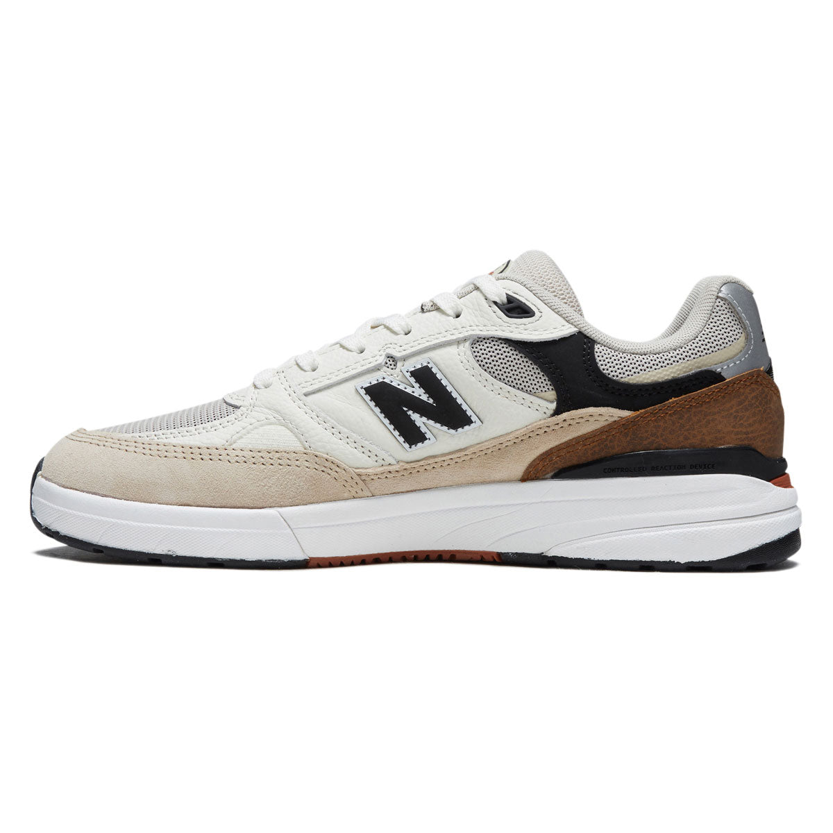 New Balance Andrew Reynolds 933 Shoes - Sea Salt/Brown image 2