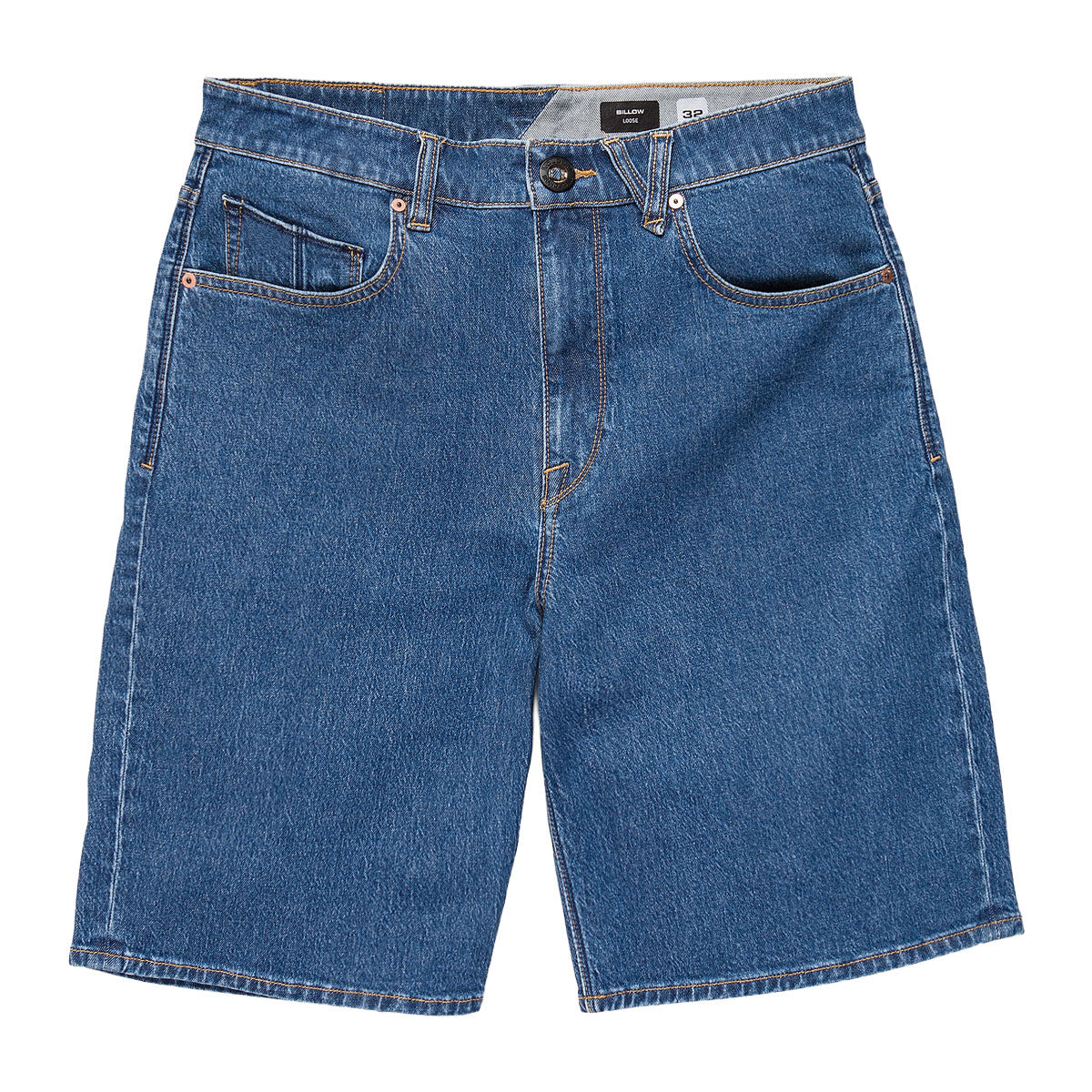 Volcom Billow Denim 22 Shorts - Bold Blue image 1