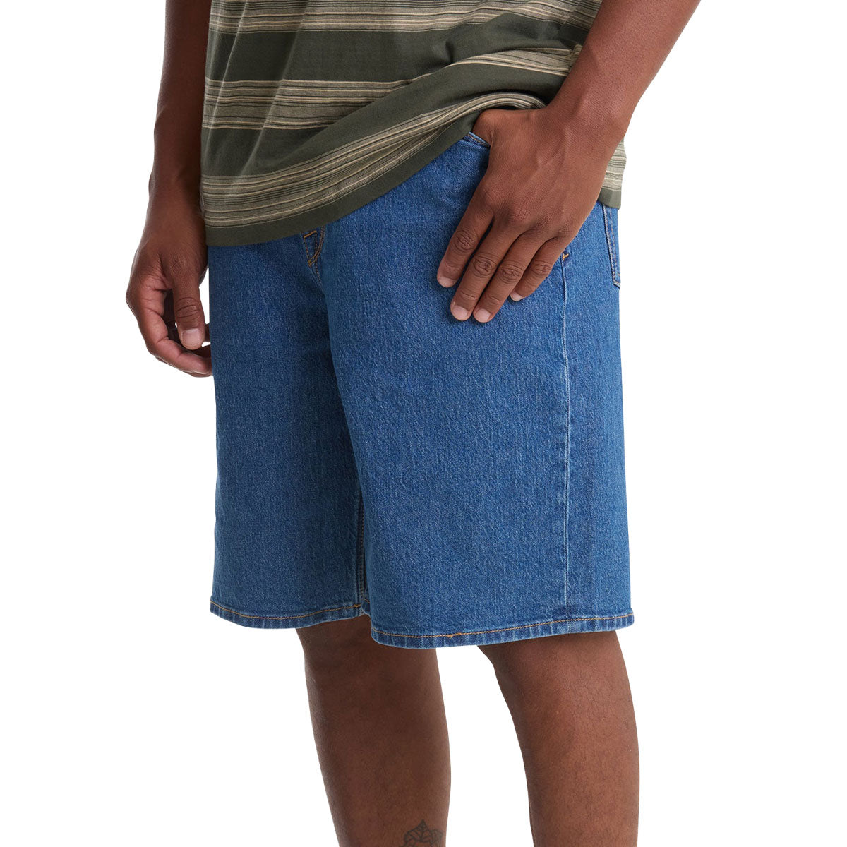 Volcom Billow Denim 22 Shorts - Bold Blue image 4