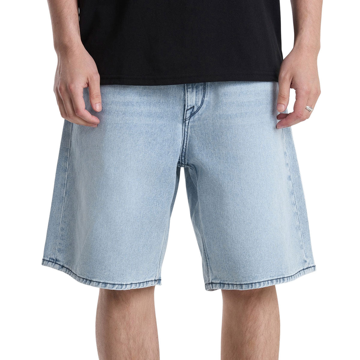 Volcom Billow Denim 22 Shorts - Dust Bowl Indigo image 2