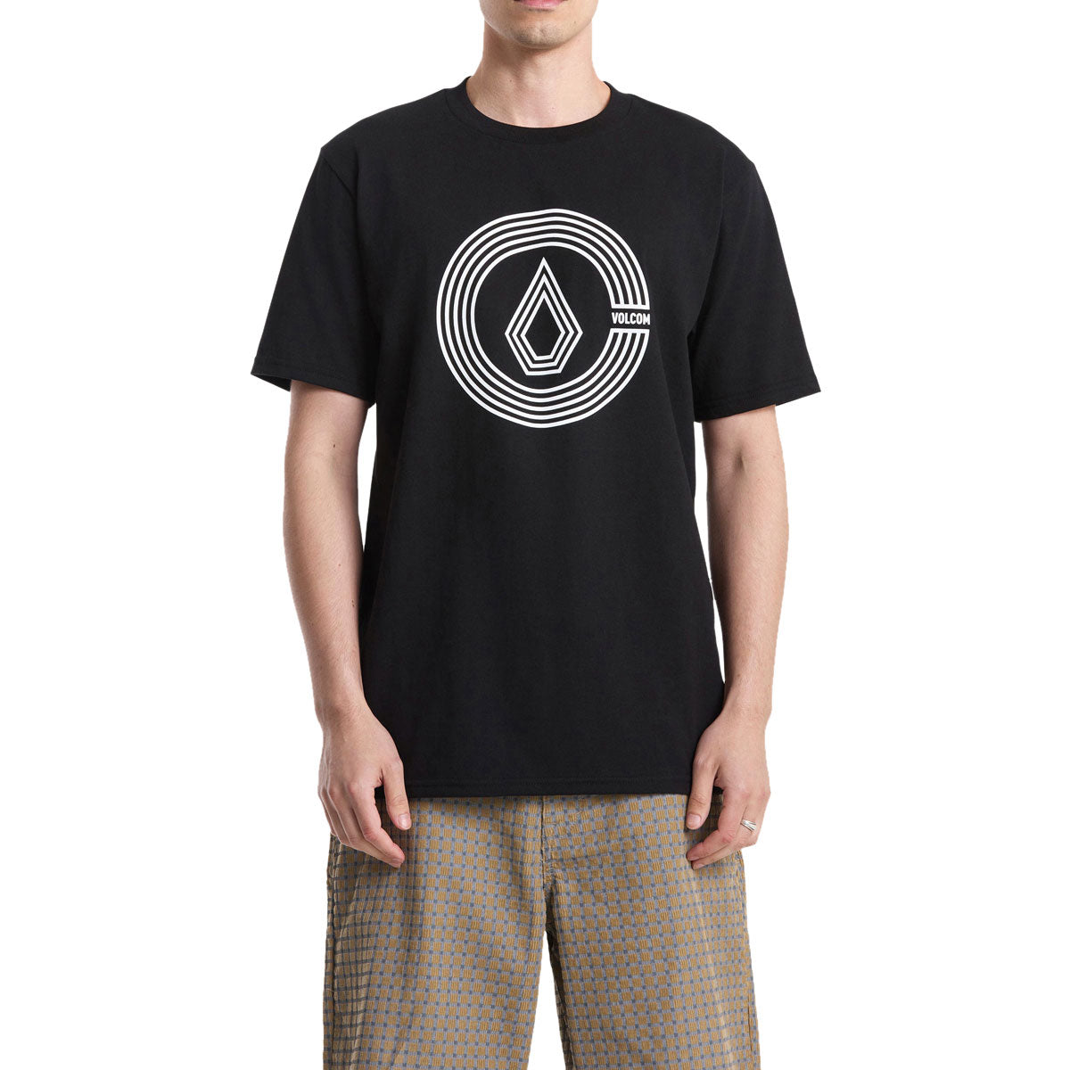 Volcom Circle Split T-Shirt - Black image 2