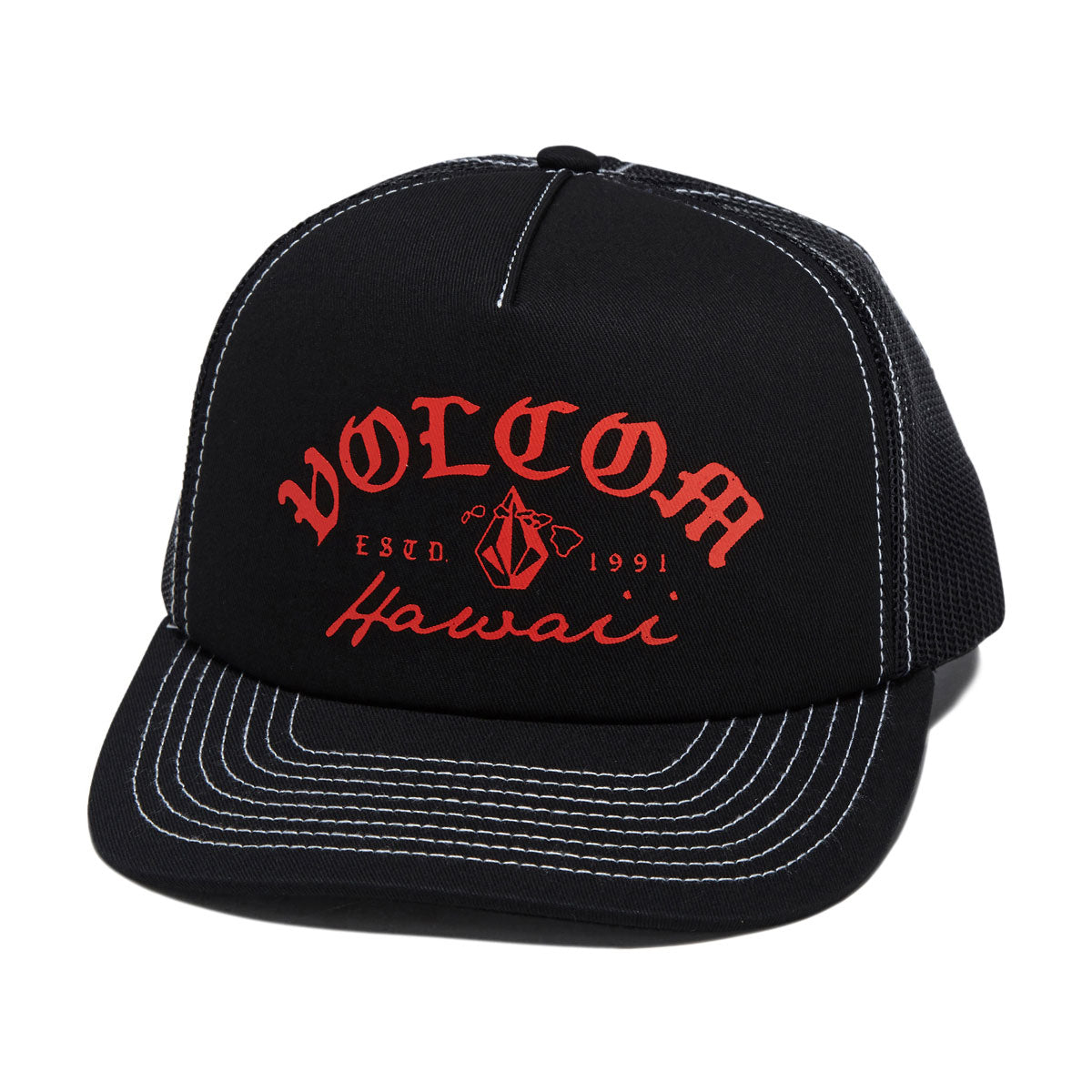 Volcom Over The Falls Cheese Hat - Black image 1