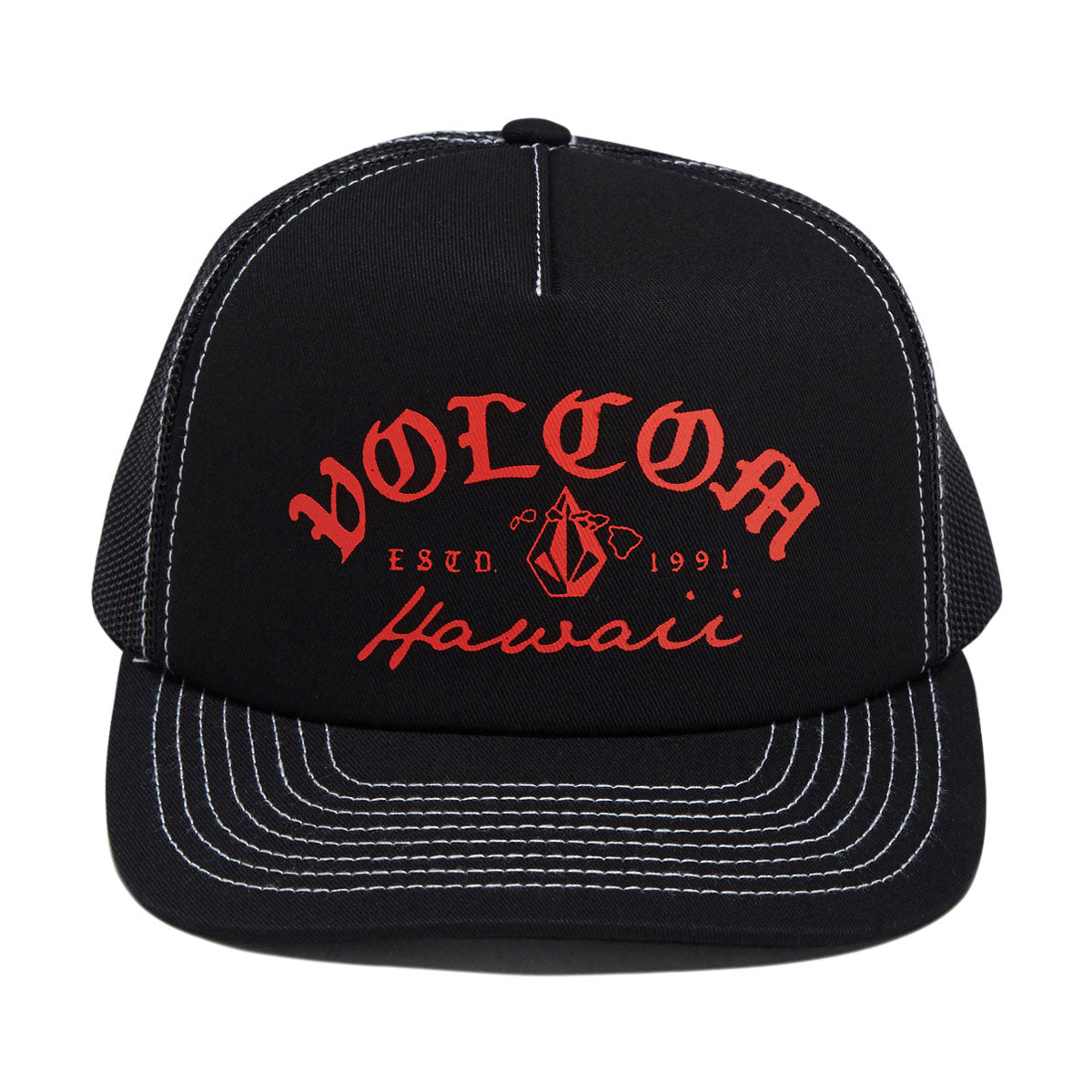 Volcom Over The Falls Cheese Hat - Black image 3