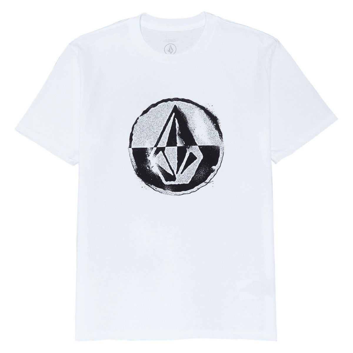 Volcom Circle Split T-Shirt - White image 1