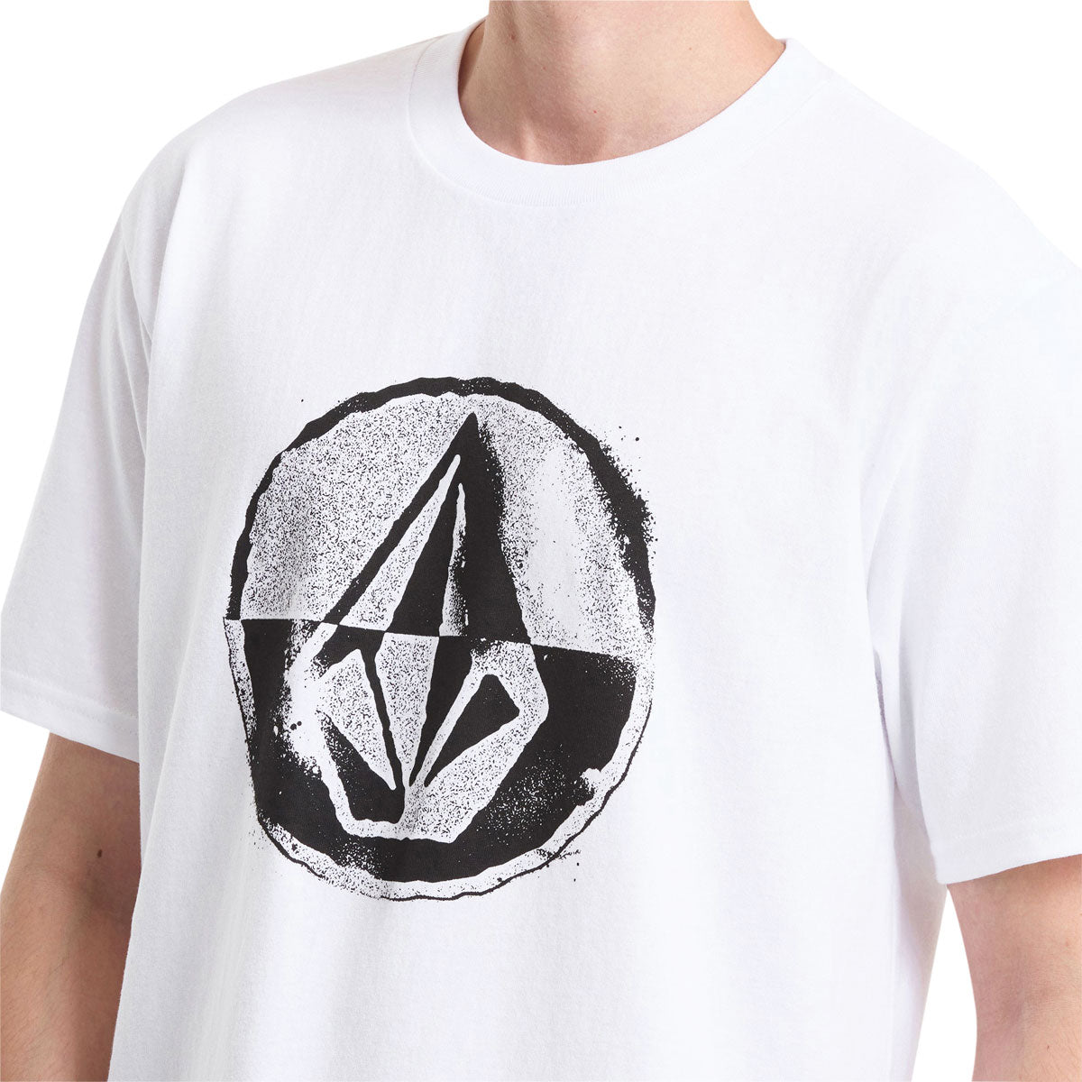 Volcom Circle Split T-Shirt - White image 3