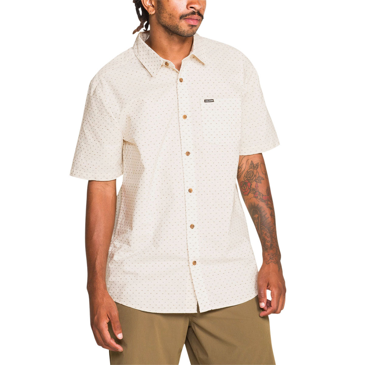 Volcom Bankstone II Shirt - Dirty White image 1