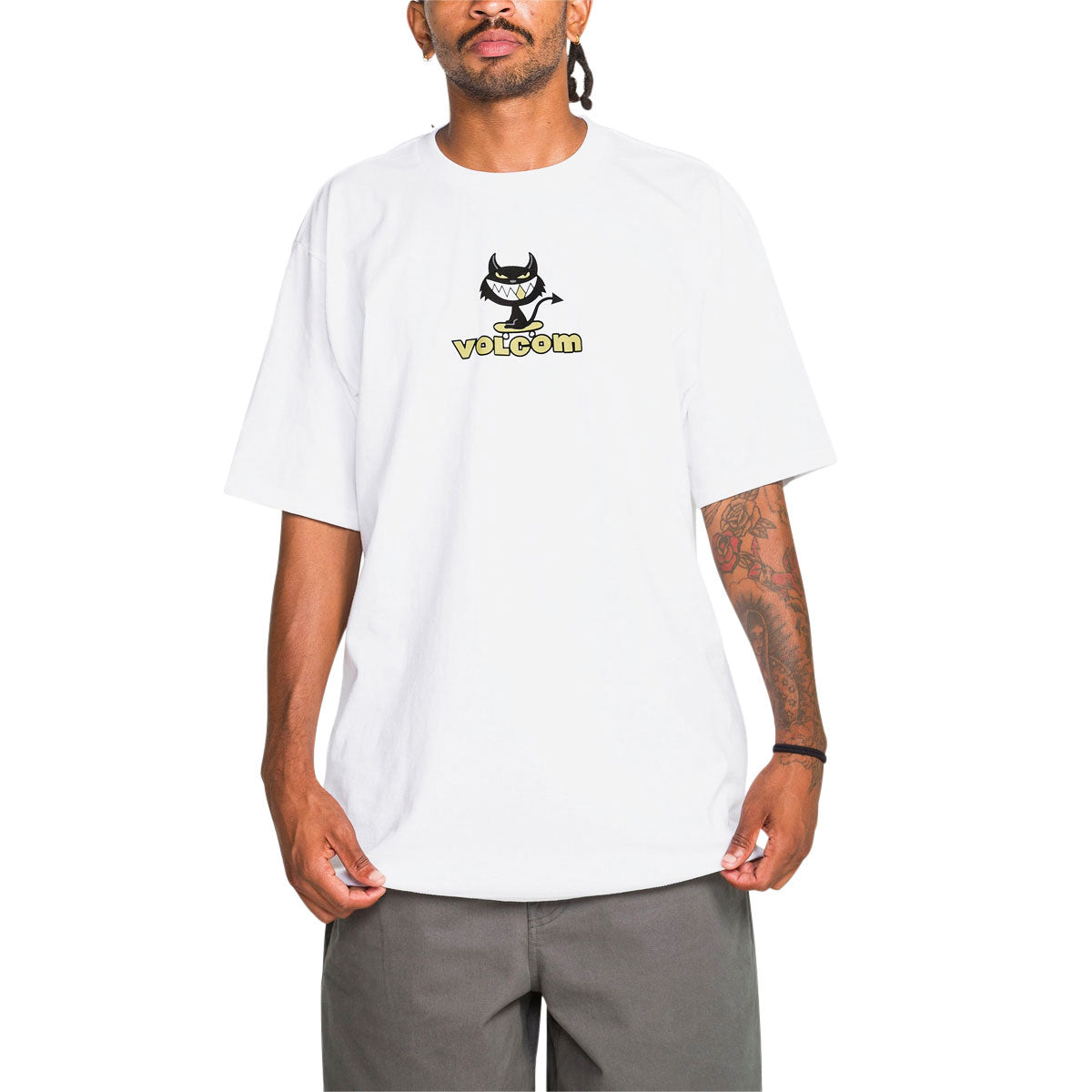 Volcom Devilish T-Shirt - White image 2