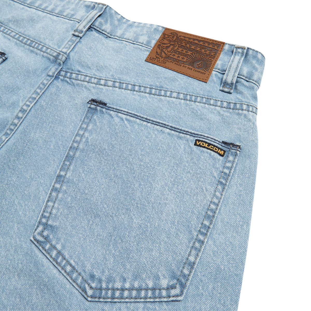 Volcom Solver Denim Jeans - Pale Aqua image 5