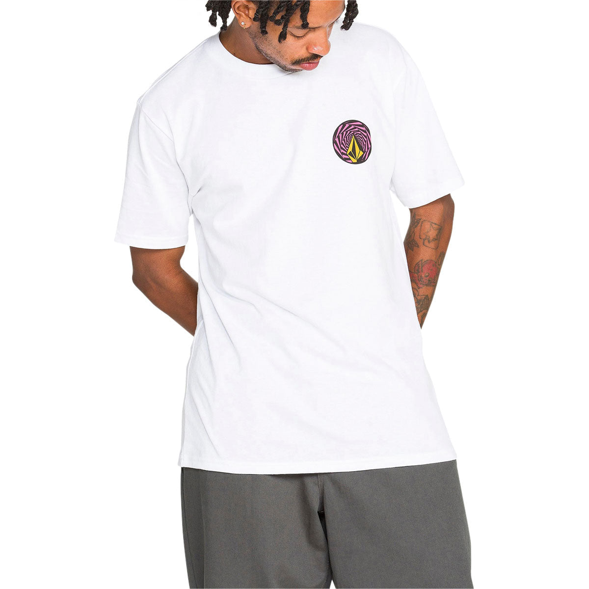 Volcom Dirty Work T-Shirt - White image 3
