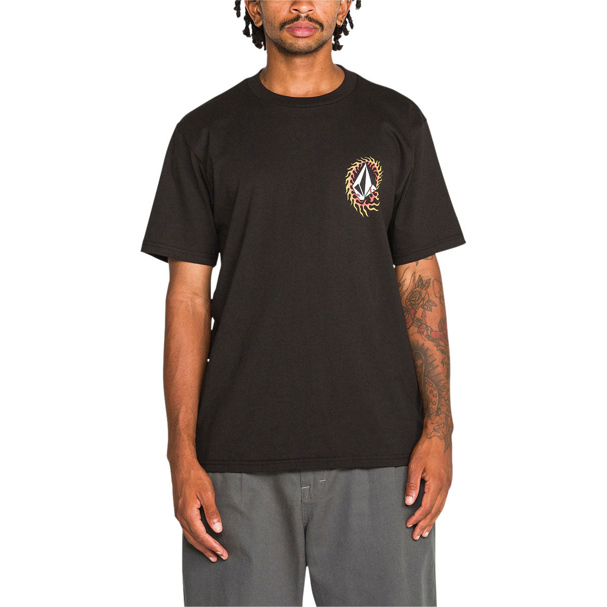 Volcom Ringafire T-Shirt - Black image 3