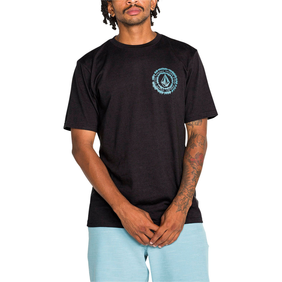 Volcom Still Spiraling T-Shirt - Washed Black Heather image 3