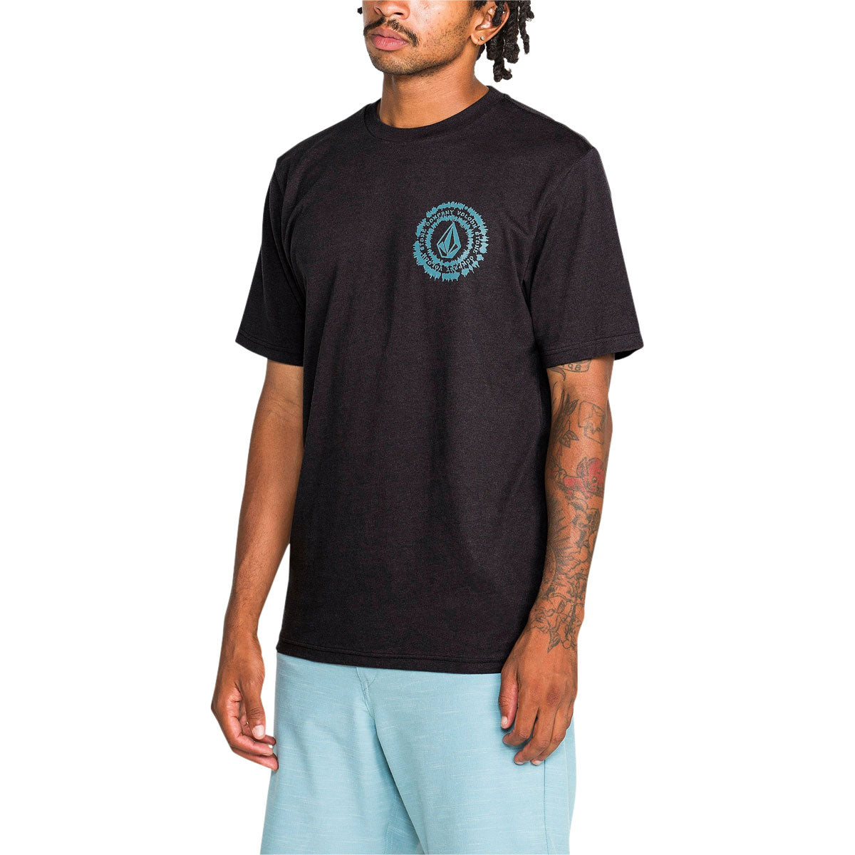 Volcom Still Spiraling T-Shirt - Washed Black Heather image 5
