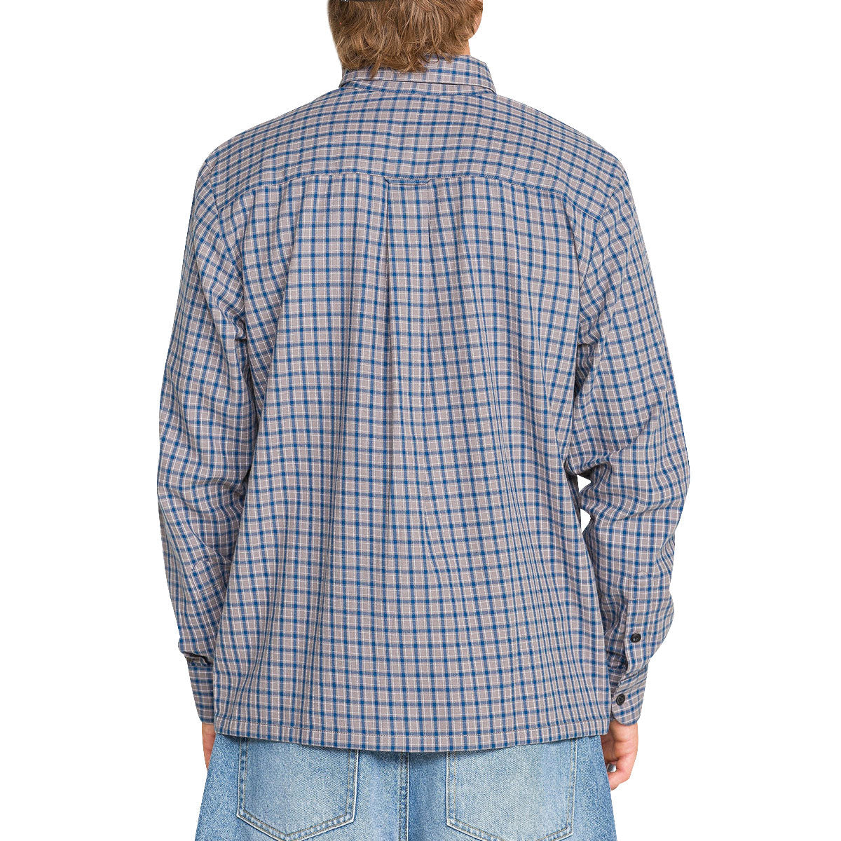 Volcom Landos Long Sleeve Shirt - Light Navy image 2