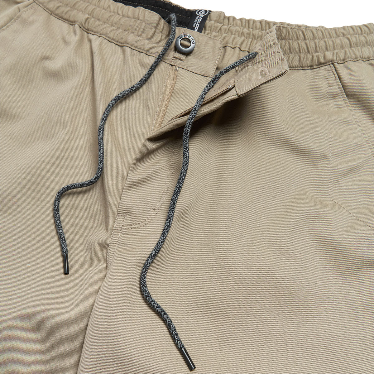 Volcom Capreezy Elastic Waist Pants - Light Khaki image 5