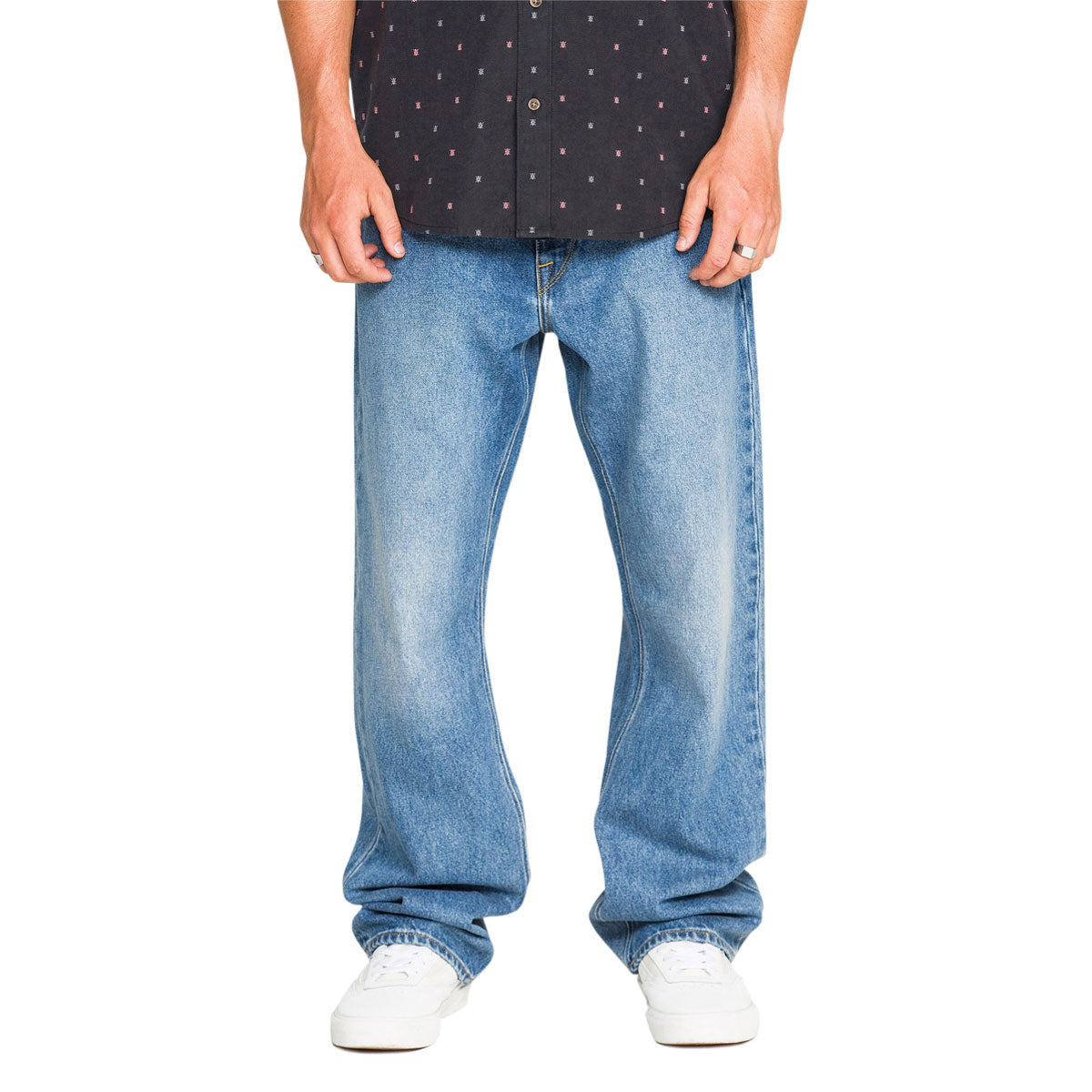 Volcom Pipe Dreams Denim Jeans - Euro Light Blue image 1