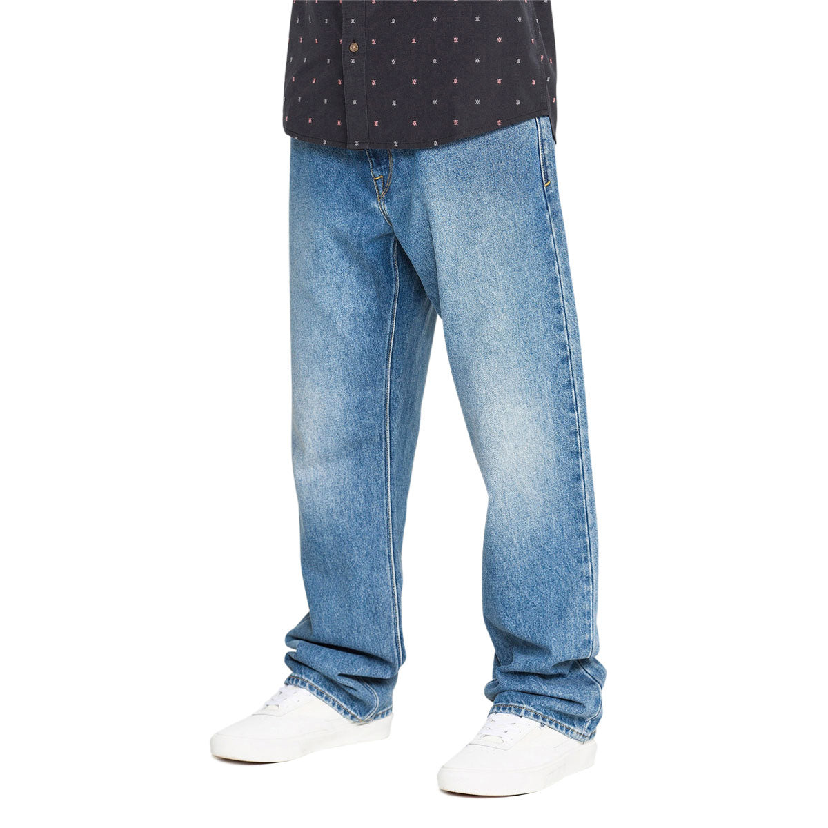 Volcom Pipe Dreams Denim Jeans - Euro Light Blue image 3